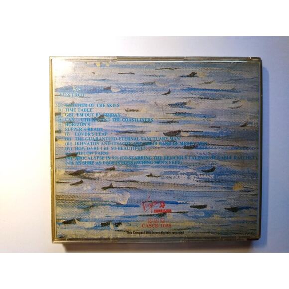 Genesis Foxtrot CD Early UK Edition No Barcode CASCD 1058 W. Germany On Insert - Picture 3 of 3